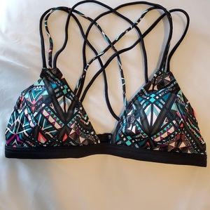 Pink bathing suit top